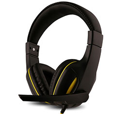 Ohrhörer Stereo Sport Headset In Ear Kopfhörer H56 für Sharp AQUOS Sense4 Plus Schwarz