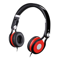 Ohrhörer Stereo Sport Headset In Ear Kopfhörer H60 für Huawei MateBook HZ-W09 Rot