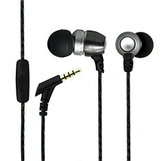Ohrhörer Stereo Sport Kopfhörer In Ear Headset H01 für Apple iPhone SE3 2022 Schwarz