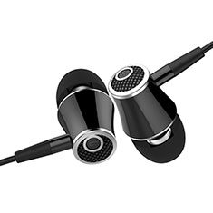 Ohrhörer Stereo Sport Kopfhörer In Ear Headset H06 für HTC Desire 820 Schwarz