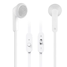 Ohrhörer Stereo Sport Kopfhörer In Ear Headset H08 für Samsung Galaxy Book Flex 13.3 NP930QCG Weiß