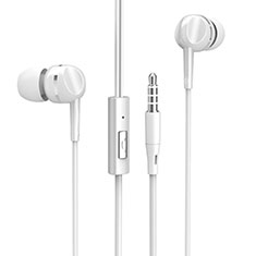 Ohrhörer Stereo Sport Kopfhörer In Ear Headset H09 für Huawei Y6 Prime 2019 Weiß