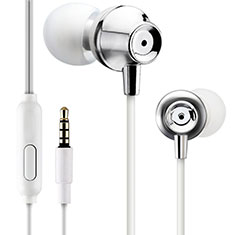 Ohrhörer Stereo Sport Kopfhörer In Ear Headset H21 für Huawei MediaPad M3 Lite 10.1 BAH-W09 Silber