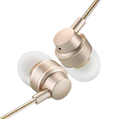 Ohrhörer Stereo Sport Kopfhörer In Ear Headset H28 für Oneplus 7 Pro Gold