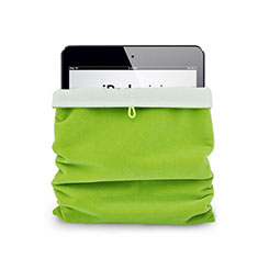 Samt Handy Tasche Schutz Hülle für Apple iPad 2 Grün