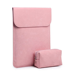 Samt Handy Tasche Schutz Hülle S02 für Huawei Honor MagicBook Pro (2020) 16.1 Rosa