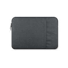 Samt Handy Tasche Schutz Hülle S03 für Huawei Honor MagicBook Pro (2020) 16.1 Dunkelgrau