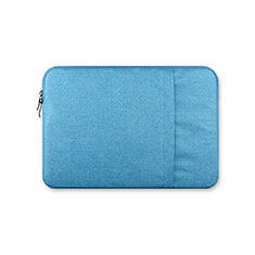 Samt Handy Tasche Schutz Hülle S03 für Huawei Honor MagicBook Pro (2020) 16.1 Hellblau