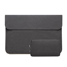 Samt Handy Tasche Schutz Hülle S03 für Huawei Matebook D15 (2020) 15.6 Schwarz