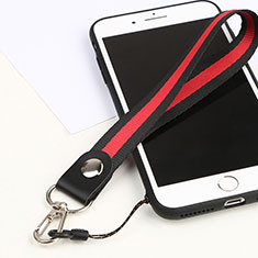 Schlüsselband Schlüsselbänder Lanyard K01 für Samsung Galaxy Trend Ii Duos Gt S7572 Rot