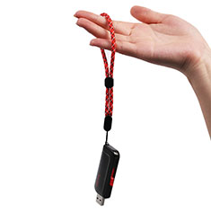 Schlüsselband Schlüsselbänder Lanyard K04 für Wiko Robby Rot