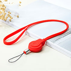 Schlüsselband Schlüsselbänder Lanyard K05 für Asus Zenfone 5 ZS620KL Rot