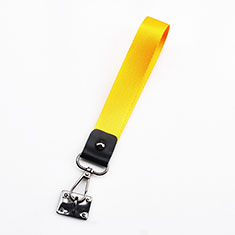 Schlüsselband Schlüsselbänder Lanyard K06 für LG L Bello 2 Gelb