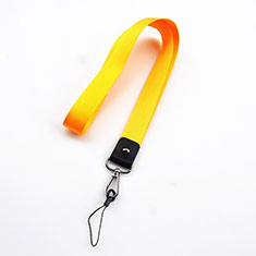Schlüsselband Schlüsselbänder Lanyard K09 für LG L Bello 2 Gelb