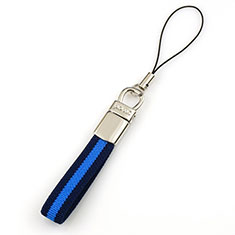 Schlüsselband Schlüsselbänder Lanyard K12 für Wiko View Blau