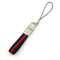 Schlüsselband Schlüsselbänder Lanyard K14 für Motorola Moto G9 Rot und Schwarz