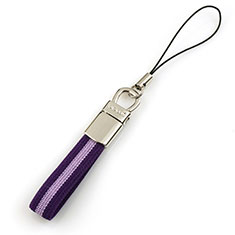 Schlüsselband Schlüsselbänder Lanyard K15 für Samsung Galaxy C5 Pro C5010 Violett