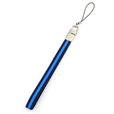 Schlüsselband Schlüsselbänder Lanyard W07 für Sony Xperia T2 Ultra Dual Blau