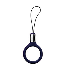 Schlüsselband Schlüsselbänder Schlüsselanhänger mit Fingerring für LG L Bello 2 Blau