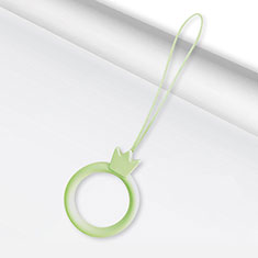Schlüsselband Schlüsselbänder Schlüsselanhänger mit Fingerring R07 für Sony Xperia 10 Plus Grün