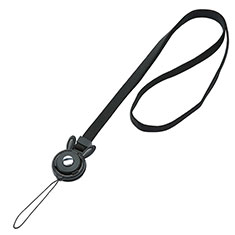 Schlüsselband Schlüsselbänder Umhängeband Lanyard B02 für Wiko Cink Peax 2 Schwarz
