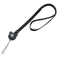 Schlüsselband Schlüsselbänder Umhängeband Lanyard B03 für LG Q52 Schwarz