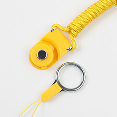 Schlüsselband Schlüsselbänder Umhängeband Lanyard für Oppo Reno2 Z Gelb