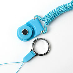 Schlüsselband Schlüsselbänder Umhängeband Lanyard für Motorola Moto C Plus Hellblau