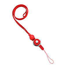 Schlüsselband Schlüsselbänder Umhängeband Lanyard N04 für HTC Desire 826 826T 826W Rot