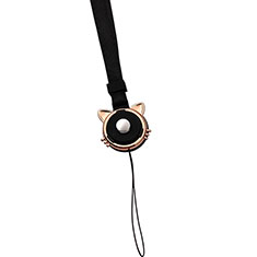 Schlüsselband Schlüsselbänder Umhängeband Lanyard N05 für LG X Cam Rosegold