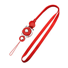 Schlüsselband Schlüsselbänder Umhängeband Lanyard N09 für Huawei Enjoy 9s Rot