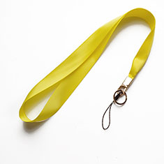 Schlüsselband Schlüsselbänder Umhängeband Lanyard N10 für Oppo Reno2 Z Gelb