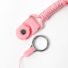 Schlüsselband Schlüsselbänder Umhängeband Lanyard für Asus Zenfone 5 ZS620KL Rosa