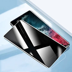 Schutzfolie Displayschutzfolie Panzerfolie Gehärtetes Glas Glasfolie Privacy Skins zum Aufkleben Panzerglas für Samsung Galaxy S22 Ultra 5G Klar