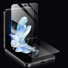 Schutzfolie Displayschutzfolie Panzerfolie Skins zum Aufkleben Full Coverage F01 für Samsung Galaxy Z Flip4 5G Klar