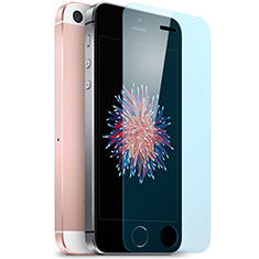 Schutzfolie Displayschutzfolie Panzerfolie Skins zum Aufkleben Gehärtetes Glas Glasfolie Anti Blue Ray B02 für Apple iPhone SE Blau