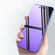 Schutzfolie Displayschutzfolie Panzerfolie Skins zum Aufkleben Gehärtetes Glas Glasfolie Anti Blue Ray für Huawei P8 Lite (2017) Blau