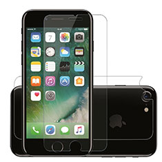 Schutzfolie Displayschutzfolie Panzerfolie Skins zum Aufkleben Gehärtetes Glas Glasfolie F09 für Apple iPhone 7 Klar