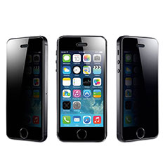 Schutzfolie Displayschutzfolie Panzerfolie Skins zum Aufkleben Gehärtetes Glas Glasfolie Privacy für Apple iPhone 5S Blau