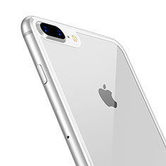 Schutzfolie Displayschutzfolie Panzerfolie Skins zum Aufkleben Gehärtetes Glas Glasfolie Rückseite D01 für Apple iPhone 7 Plus Weiß