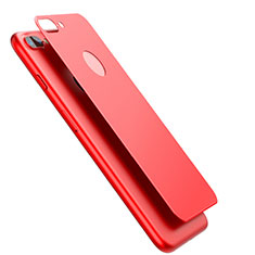 Schutzfolie Displayschutzfolie Panzerfolie Skins zum Aufkleben Gehärtetes Glas Glasfolie Rückseite für Apple iPhone 7 Plus Rot