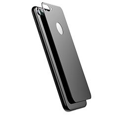 Schutzfolie Displayschutzfolie Panzerfolie Skins zum Aufkleben Gehärtetes Glas Glasfolie Rückseite für Apple iPhone 7 Plus Schwarz