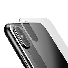 Schutzfolie Displayschutzfolie Panzerfolie Skins zum Aufkleben Gehärtetes Glas Glasfolie Rückseite für Apple iPhone X Klar