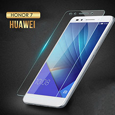 Schutzfolie Displayschutzfolie Panzerfolie Skins zum Aufkleben Gehärtetes Glas Glasfolie T02 für Huawei Honor 7 Dual SIM Klar