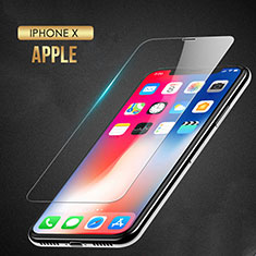 Schutzfolie Displayschutzfolie Panzerfolie Skins zum Aufkleben Gehärtetes Glas Glasfolie T08 für Apple iPhone X Klar