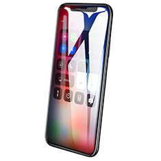 Schutzfolie Displayschutzfolie Panzerfolie Skins zum Aufkleben Gehärtetes Glas Glasfolie T18 für Apple iPhone X Klar