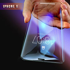 Schutzfolie Displayschutzfolie Panzerfolie Skins zum Aufkleben Gehärtetes Glas Glasfolie T19 für Apple iPhone X Klar