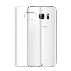Schutzfolie Displayschutzfolie Panzerfolie Skins zum Aufkleben Rückseite für Samsung Galaxy S7 G930F G930FD Klar