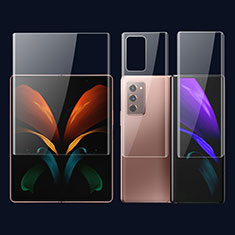 Schutzfolie Displayschutzfolie Panzerfolie Vorder und Rückseite Skins zum Aufkleben F01 für Samsung Galaxy Z Fold2 5G Klar