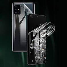 Schutzfolie Displayschutzfolie Panzerfolie Vorder und Rückseite Skins zum Aufkleben F02 für Samsung Galaxy A51 5G Klar